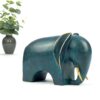 Elefant - styrke og visdom - ekte bronse