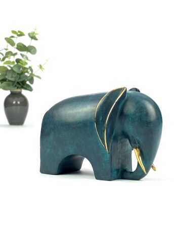 groenpatineret bronzeelefant 350x467 - Handlekurv